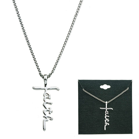 Faith Cross Necklace