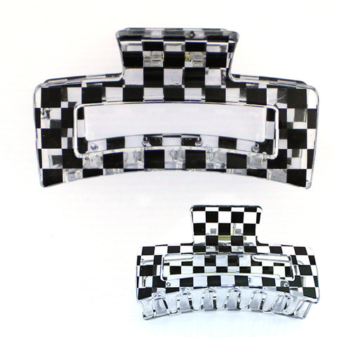 Checkered Hair Clip