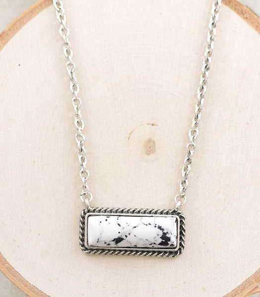 White buffalo bar deals necklace