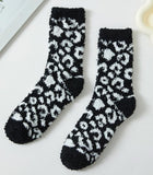 Cheetah Fuzzy Socks  (2 colors available)