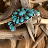 Turquoise Squash Cuff Bracelet